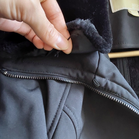 Michael Kors Black Winter Trench Coat - Picture 6 of 7